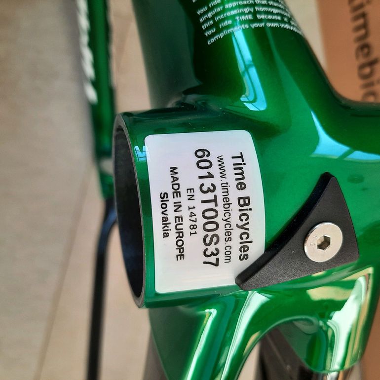 Used Time Alpe d'Huez disc 2023 Frameset 2023 Road & Gravel, Green — image 5 of 5