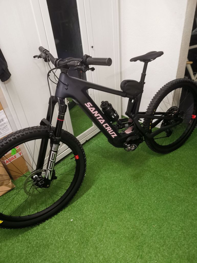 Used Santa Cruz HECKLER X01 AXS RSV MX / Carbon CC 2024 2024 Mountainbike, Hellgrau, 29, 27.5 — image 1 of 3