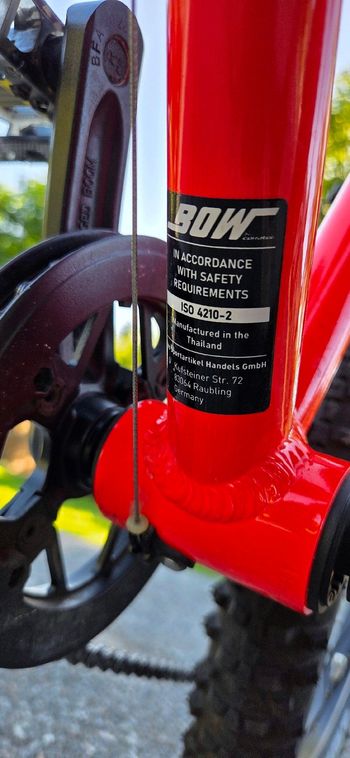 Used Corratec Corratec Bow 20 Zoll leichtes Kinderfahrrad MTB tuned 2023 Mountainbike, Red — image 15 of 15