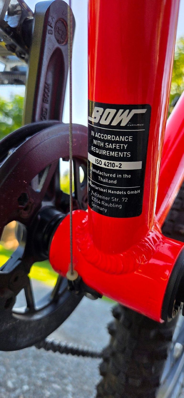 Used Corratec Corratec Bow 20 Zoll leichtes Kinderfahrrad MTB tuned 2023 Mountainbike, Red — image 15 of 15