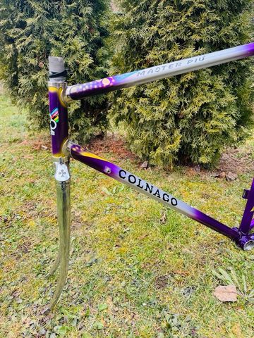 Used Colnago Più Frameset 1988 Road & Gravel, Purple — image 8 of 20