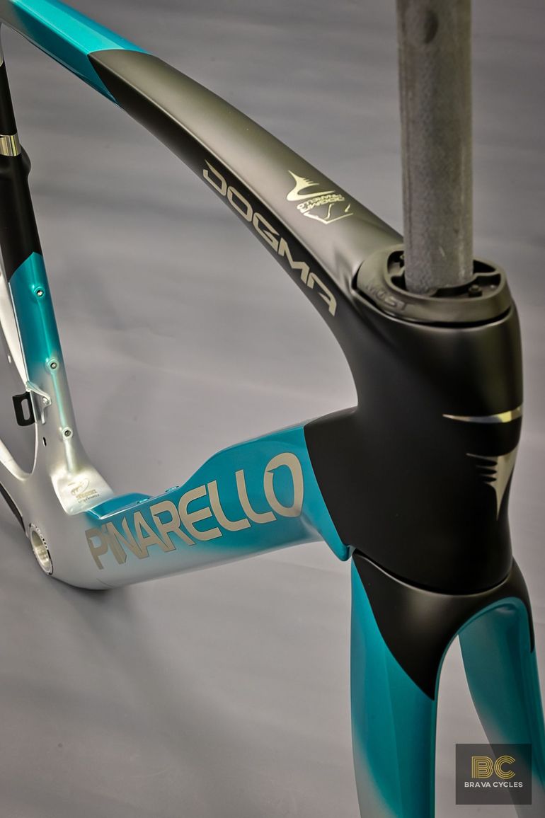 Gebrauchtes Pinarello Dogma F Frameset 2024 Road & Gravel, Grün — Bild 6 von 13