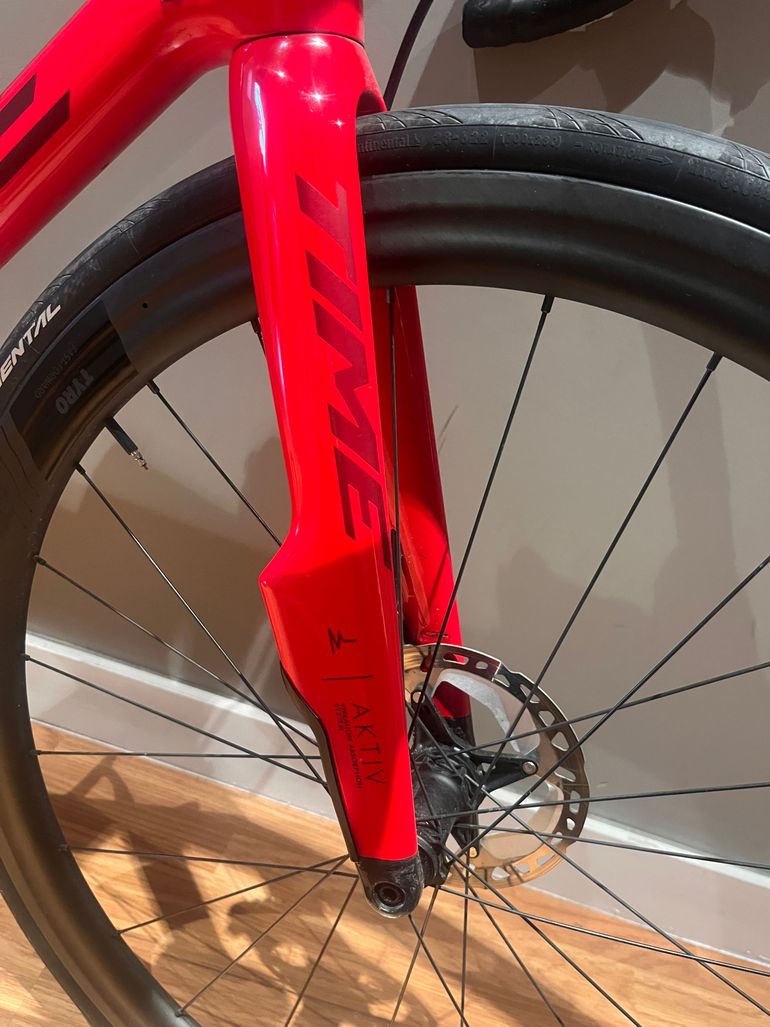 Used Time Alpe d´Huez 01 Aktiv 2023 Road & Gravel, Red — image 10 of 12