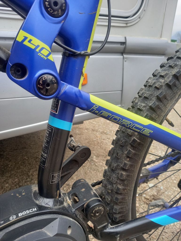 Gebrauchtes Matra 140 mm i. Force 2017 Mountainbike, Schwarz — Bild 4 von 5