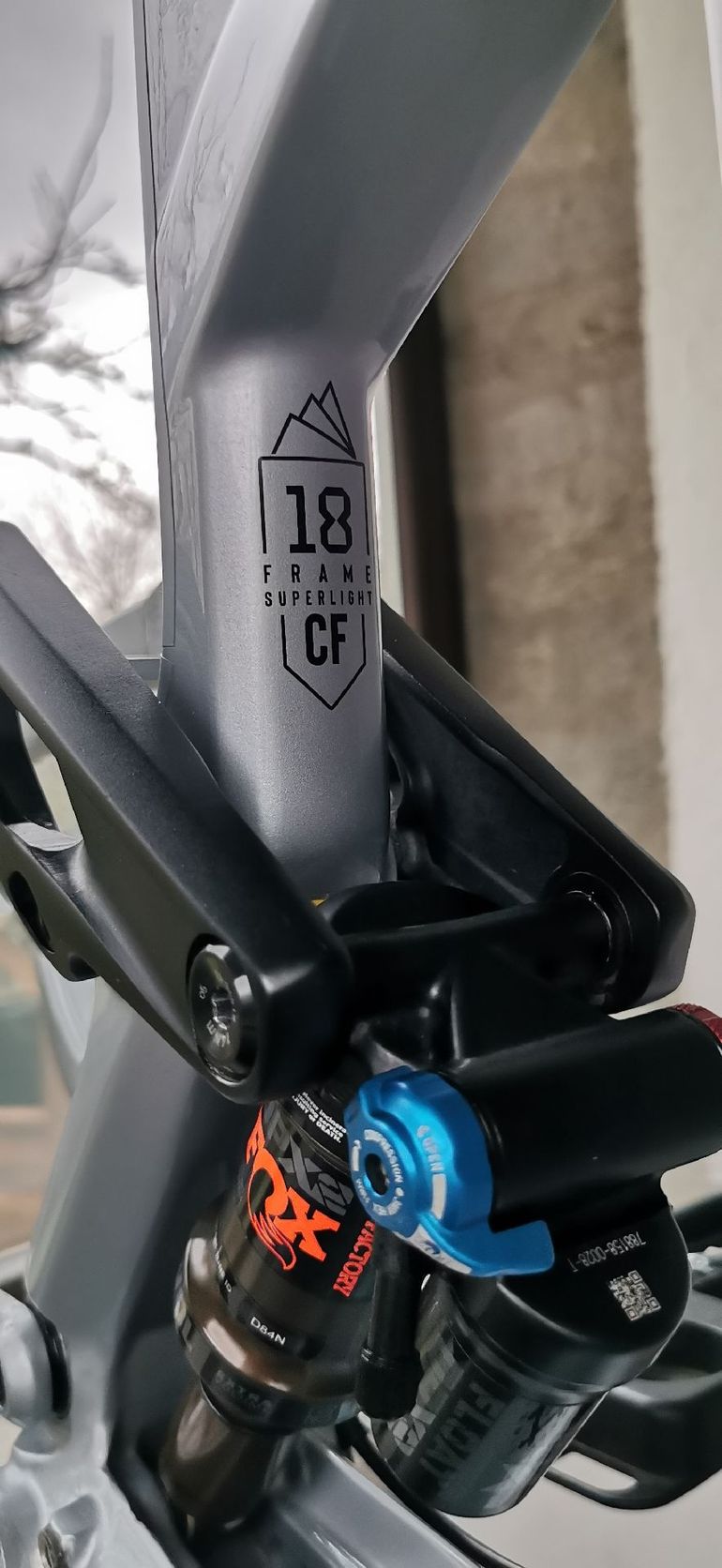 Used Radon SLIDE TRAIL 10.0 HD Frameset 2021 Mountainbike, Light Gray — image 4 of 24