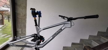 Used Radon SLIDE TRAIL 10.0 HD Frameset 2021 Mountainbike, Light Gray — image 1 of 24
