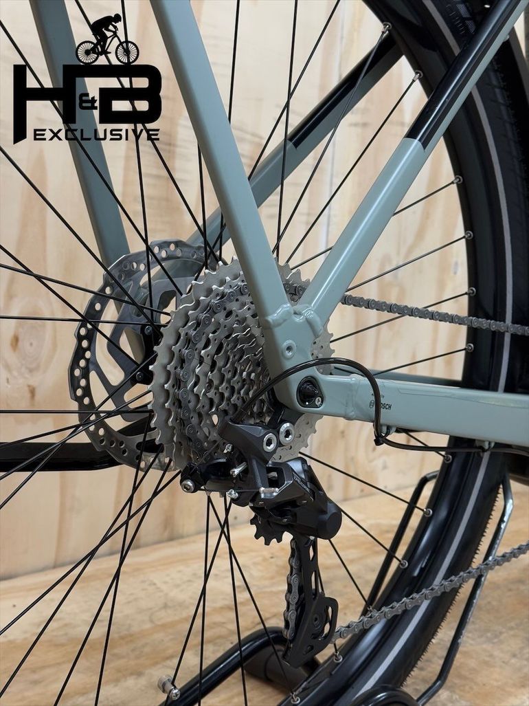 Used CUBE Kathmandu Hybrid One 625 SHIMANO 2024 Mountainbike, Light Gray — image 10 of 15