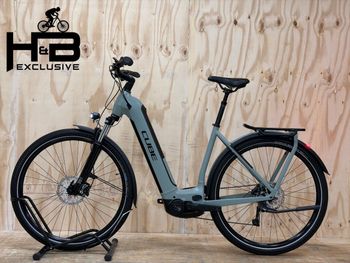 Used CUBE Kathmandu Hybrid One 625 SHIMANO 2024 Mountainbike, Light Gray — image 2 of 15