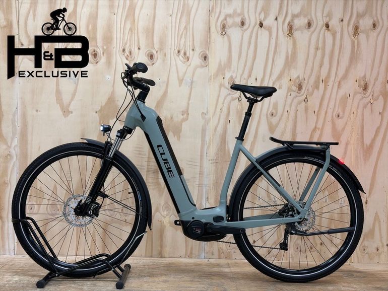 Used CUBE Kathmandu Hybrid One 625 SHIMANO 2024 Mountainbike, Light Gray — image 2 of 15