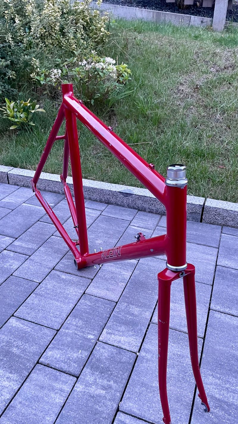 Used Klein Stage Tour Frameset 1981 Road & Gravel, Red — image 4 of 7