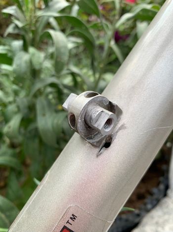 Used Klein Performance Frameset 1985 Road & Gravel, Light Gray — image 9 of 13