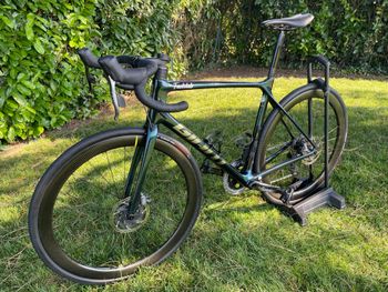 Used Giant TCR Advanced Pro Disc 0 AXS 2022 Road & Gravel, Azul — image 2 of 4