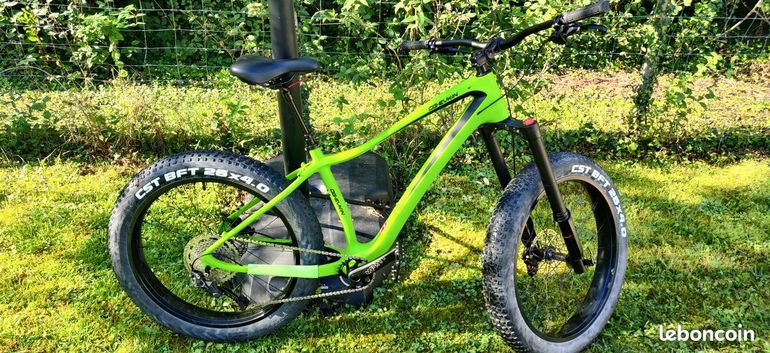 Used OG EVKIN fatbike carbone 2024 Mountainbike, Green — image 2 of 3