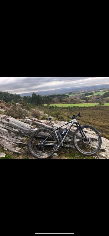Used Trek Procaliber 9.8 SL 2019 2019 Mountainbike, Light Gray, 27.5, 29 — image 2 of 3