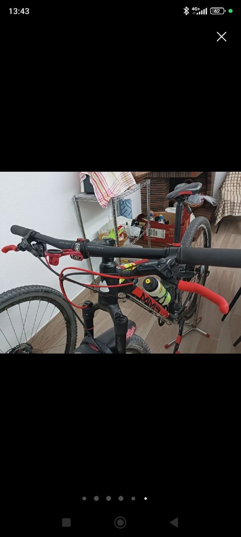 Gebrauchtes MMR Kendo 2018 Mountainbike, Rot — Bild 5 von 5