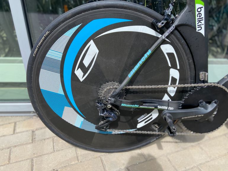 Brugt Bianchi Crono TT/ Triathlon 105 2014 Road & Gravel — billede 4 af 7