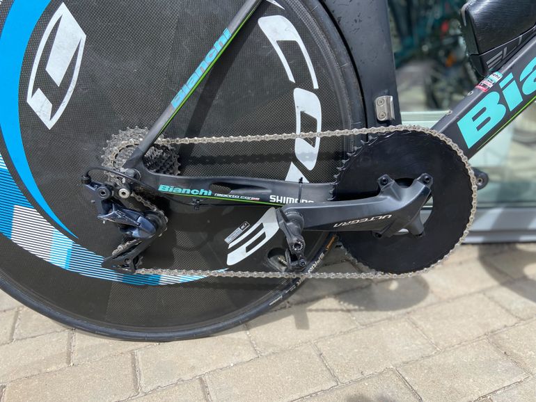 Brugt Bianchi Crono TT/ Triathlon 105 2014 Road & Gravel — billede 3 af 7