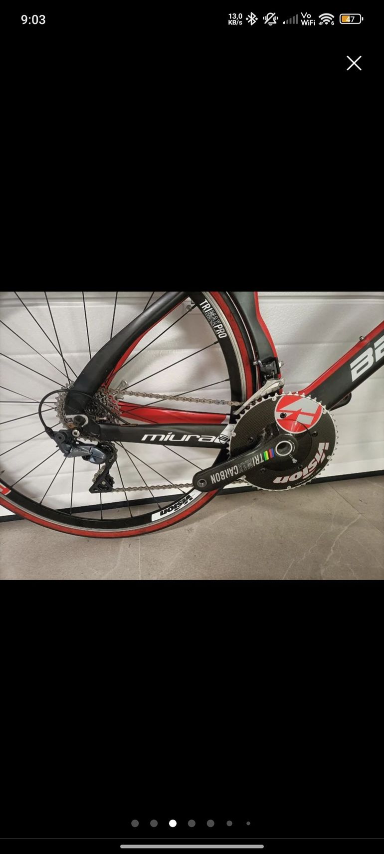Berria Miura 2013 Road & Gravel usato, Nero — immagine 6 di 7