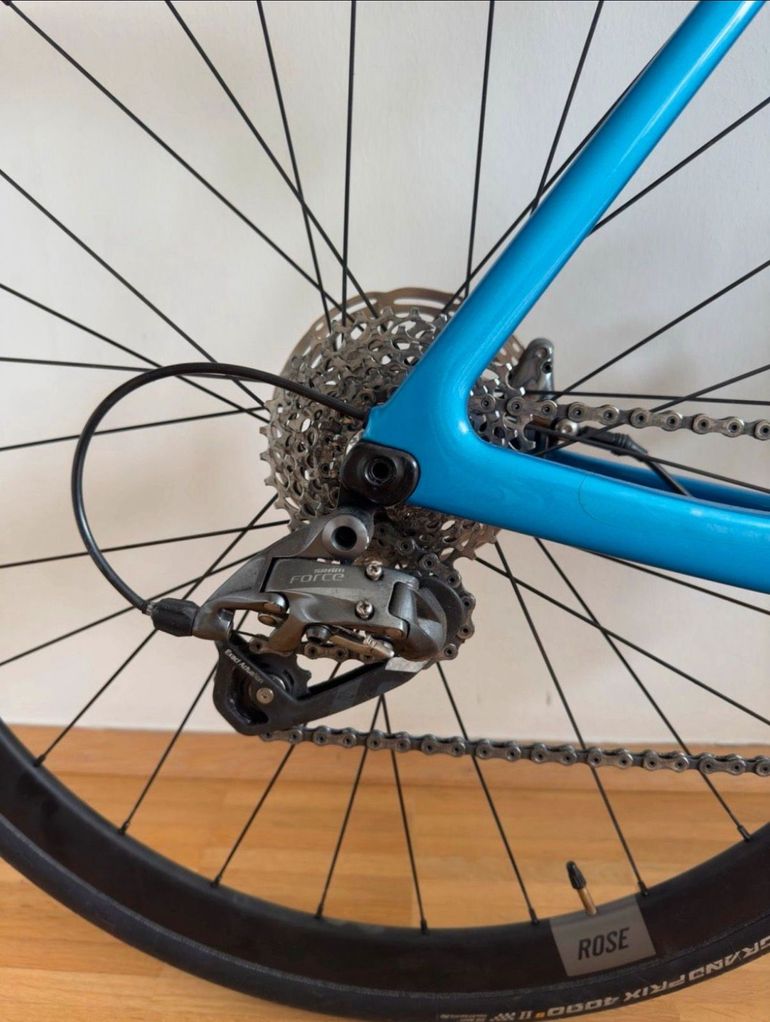 Used Rose TEAM GF FOUR Force eTap AXS 2019 Road & Gravel, Blue — image 9 of 10