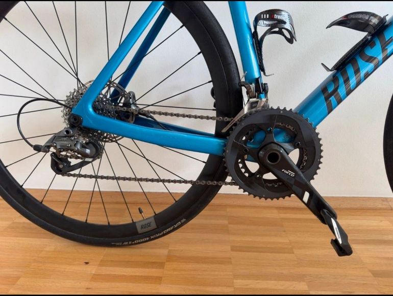 Used Rose TEAM GF FOUR Force eTap AXS 2019 Road & Gravel, Blue — image 3 of 10