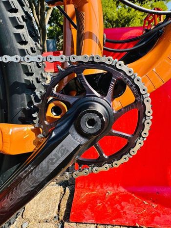 Used Santa Cruz Tallboy Aluminum R 2018 2018 Mountainbike, Orange, 29 — image 4 of 5