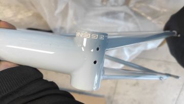 Used NO-LOGO LEGEND FEDAIA (Marco Bertoletti) Frameset 2016 Road & Gravel, White — image 4 of 5