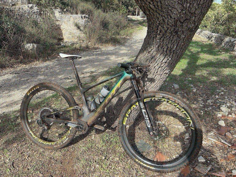 Used Scott Spark SRAM XX1 Eagle AXS 2022 Mountainbike, Green — image 4 of 6