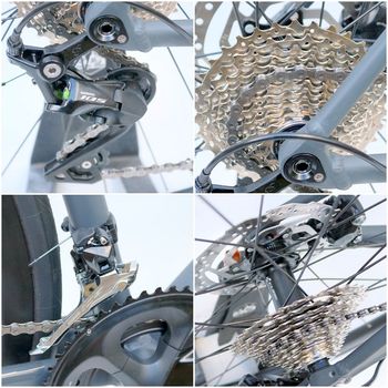 CUBE ATTAIN SLX 2023 2023 Road & Gravel usato, Grigio chiaro — immagine 16 di 16