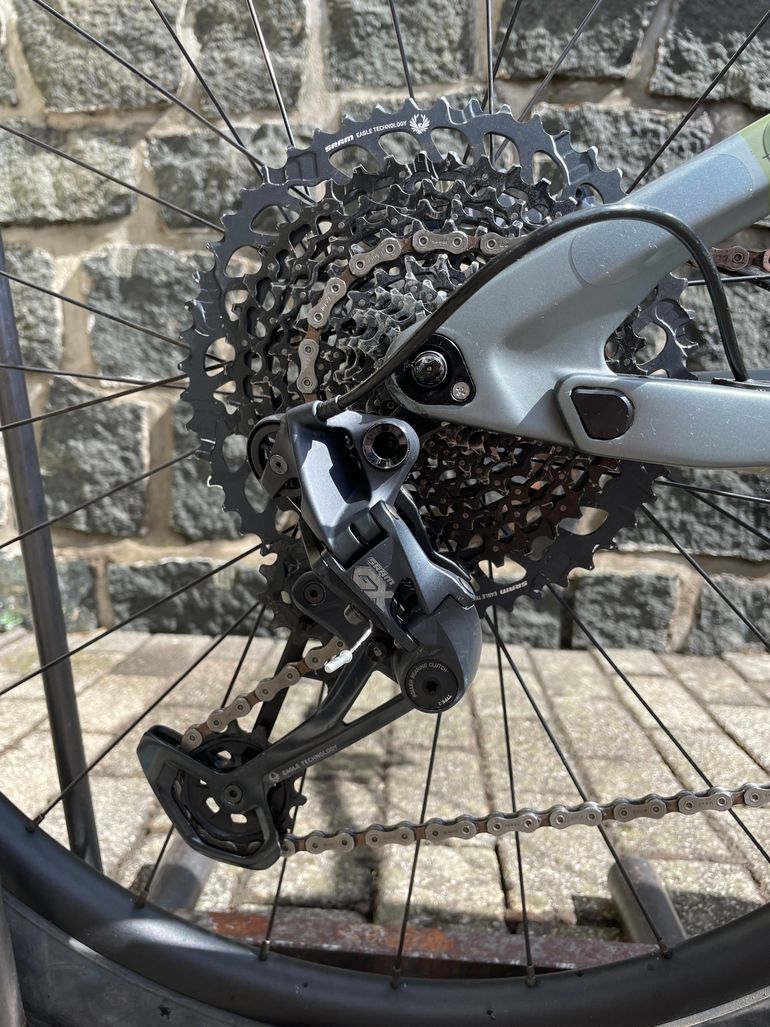 Used Cube Stereo 150tm 2020 Mountainbike, Green — image 7 of 7