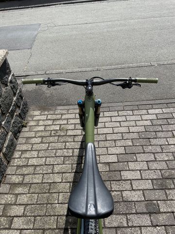 Used Cube Stereo 150tm 2020 Mountainbike, Green — image 4 of 7