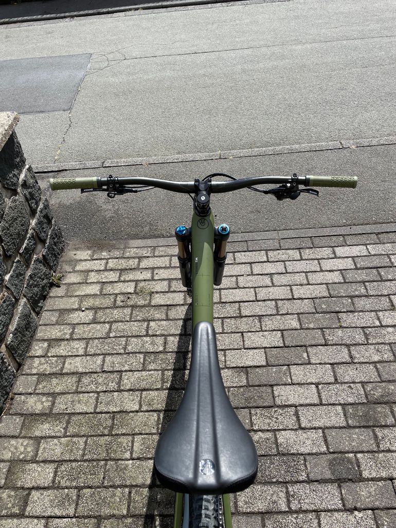 Used Cube Stereo 150tm 2020 Mountainbike, Green — image 4 of 7