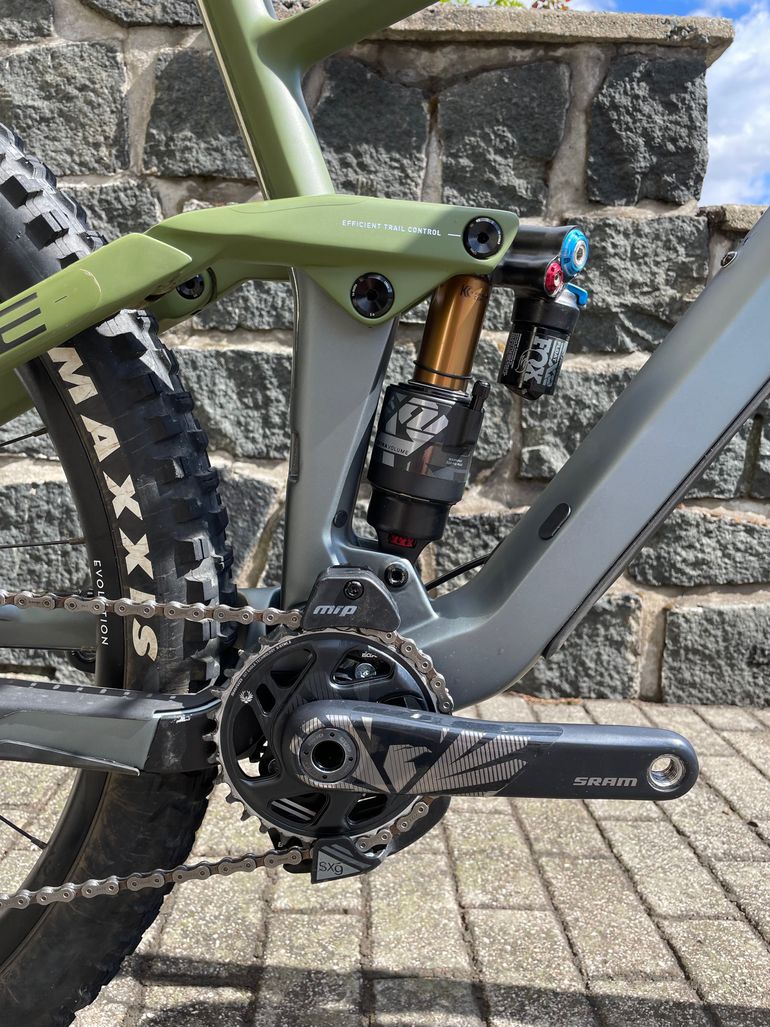Used Cube Stereo 150tm 2020 Mountainbike, Green — image 2 of 7