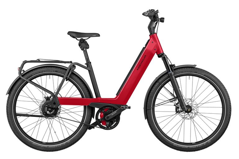 Used Riese & Müller Nevo GT Vario 2023 Mountainbike, Red — image 1 of 3