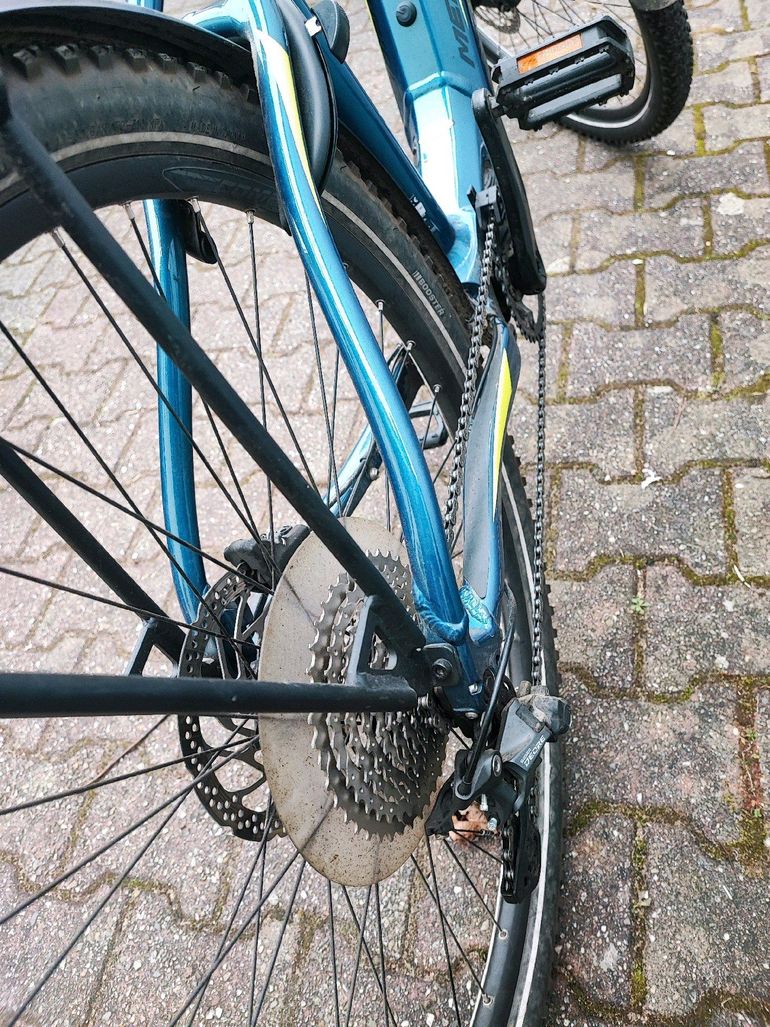 Used Merida eBIG.NINE 400 EQ 2022 2022 Mountainbike, Green, 29 — image 3 of 6