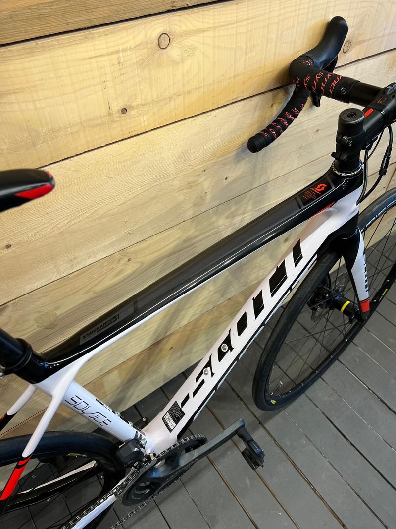 Used SCOTT SOLACE 20 DISC 2016 Road & Gravel, Red — image 10 of 11