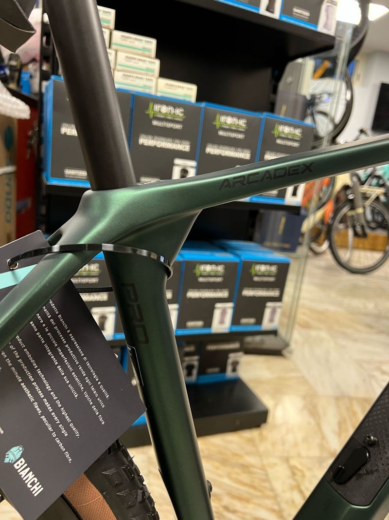 Bianchi Arcadex Shimano GRX 2025 Road & Gravel de segunda mano, Verde — imagen 7 de 12