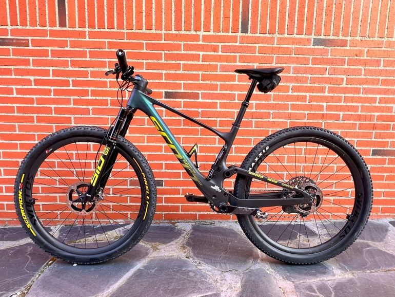 Used Scott Spark RC World Cup EVO AXS 2022 2022 Mountainbike, Green, 29 — image 10 of 17
