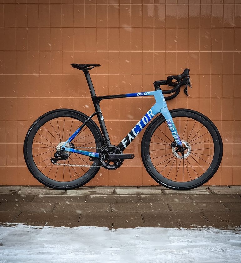 Used Factor OSTRO VAM Shimano Ultegra 12sp Di2 2023 Road & Gravel, Blue — image 1 of 7