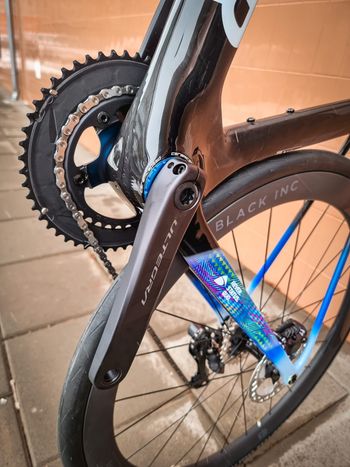 Used Factor OSTRO VAM Shimano Ultegra 12sp Di2 2023 Road & Gravel, Blue — image 7 of 7