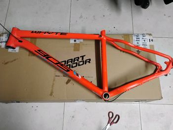 Used Whyte 905 Enduro Hardtail Frameset 2018 Mountainbike, Orange — image 5 of 8