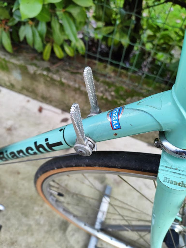 Used Bianchi Rekord 748 1975 Road & Gravel, Hellgrau — image 9 of 13