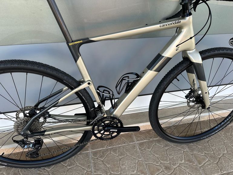 Used Cannondale Topstone Carbon 4 2021 2021 Road & Gravel, Gris claro — image 3 of 5