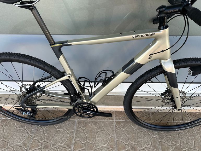 Used Cannondale Topstone Carbon 4 2021 2021 Road & Gravel, Gris claro — image 4 of 5