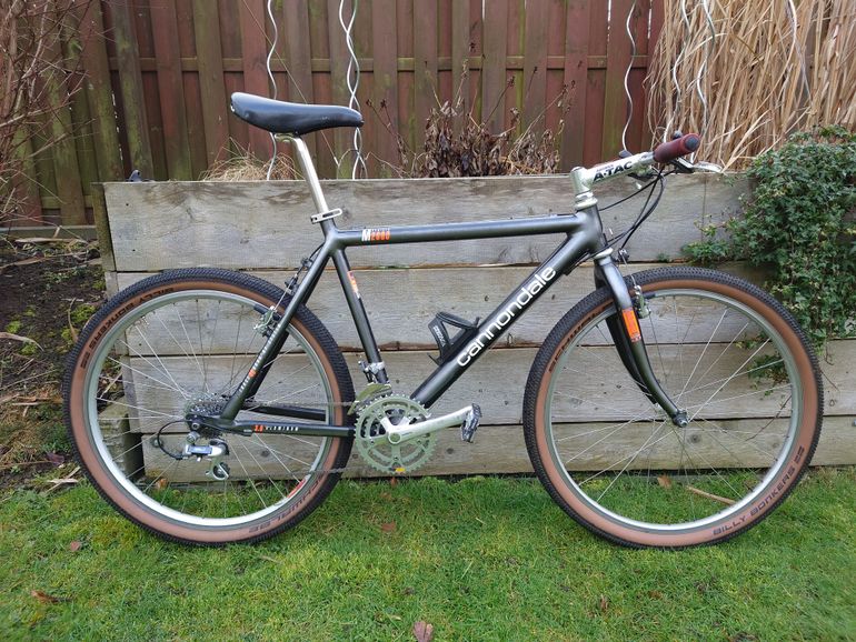 Used Cannondale M2000 Frameset 1993 Mountainbike, Light Gray — image 13 of 14