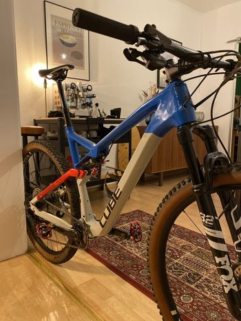 Used CUBE AMS 100 C:68 SL 29 2021 Mountainbike, Blue — image 3 of 8