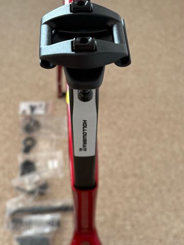 Used Cannondale SuperSix EVO Hi-MOD Disc frameset Frameset 2022 Road & Gravel, Red — image 42 of 45