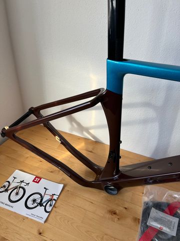 Used 3T Exploro RaceMax Frame 2023 2023 Road & Gravel, Blue — image 5 of 10