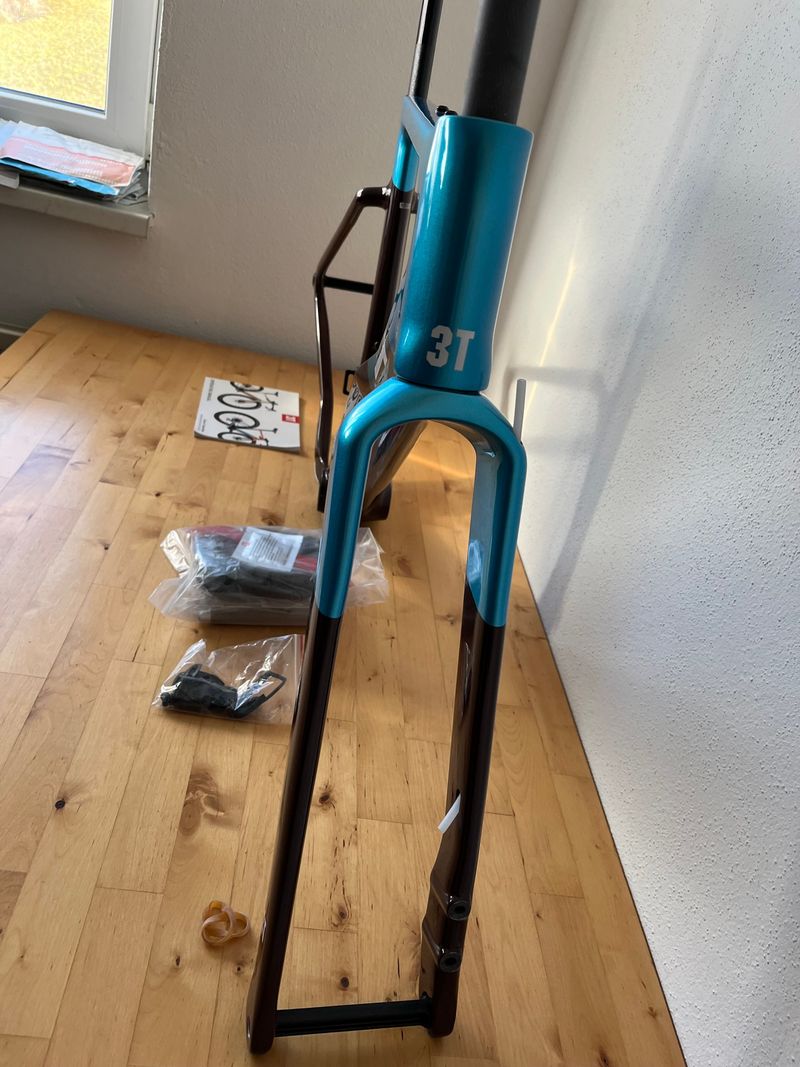 Used 3T Exploro RaceMax Frame 2023 2023 Road & Gravel, Blue — image 7 of 10