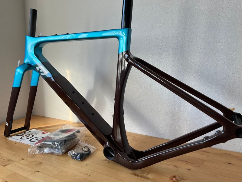 Used 3T Exploro RaceMax Frame 2023 2023 Road & Gravel, Blue — image 3 of 10