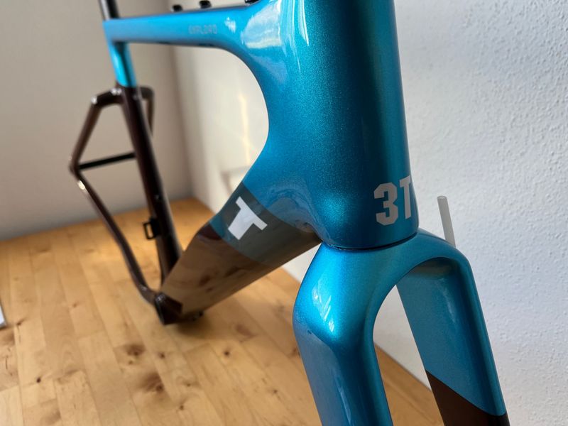 Used 3T Exploro RaceMax Frame 2023 2023 Road & Gravel, Blue — image 4 of 10